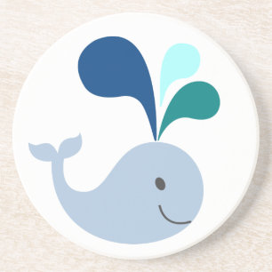 walvis zandsteen onderzetter