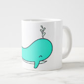 Walvis, Zee, Water Extra Grote Beker (Voorkant rechts)