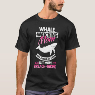 walvis zeezoogdieren en walvis die mama ziet t-shirt