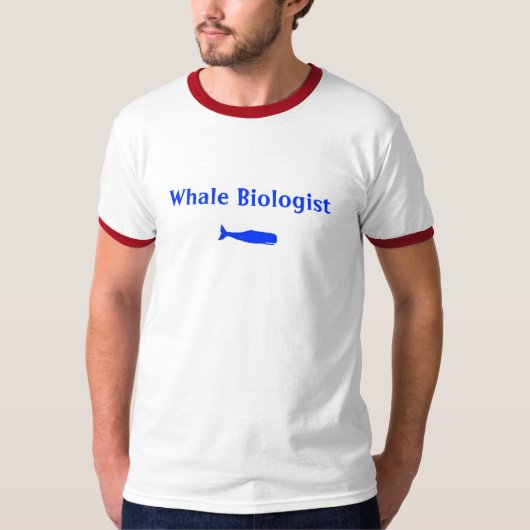 walvisbioloog t-shirt (Voorkant)
