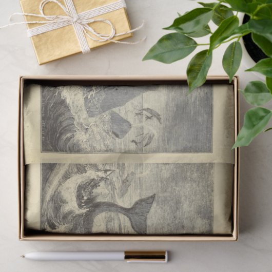 walvisboot Ephemera Decoupage Nautical Tissuepapier (Geschenk)