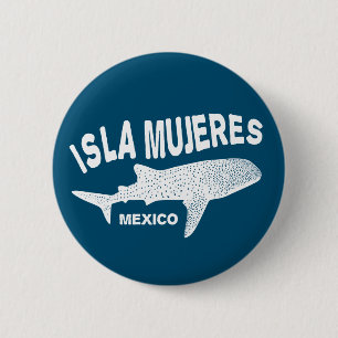 Walvishaai duiken Isla Mujeres Ronde Button 5,7 Cm