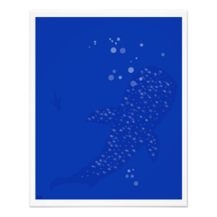 Walvishaai Foto Afdruk