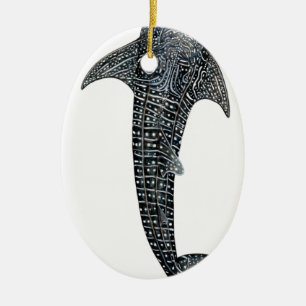 Walvishaai Keramisch Ornament
