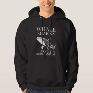 Walvishaaien zijn mijn geestdier grappig hoodie