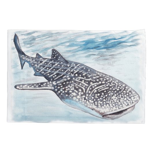 Walvishaaienwerk Pillowcase Kussensloop (Achterkant)