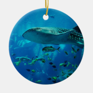 Walvishaak Onderwater Oceaanleven Keramisch Ornament