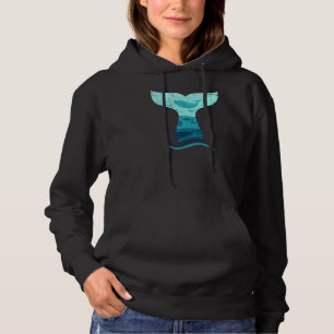 Walvisolie in Waves Orca Killer Whale Ocean Design Hoodie