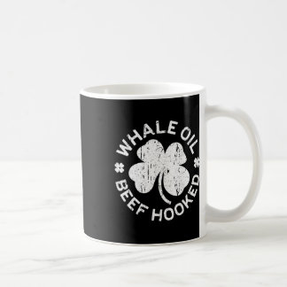 Walvisolie rundvlees haak shirt Ierse mannen vrouw Koffiemok