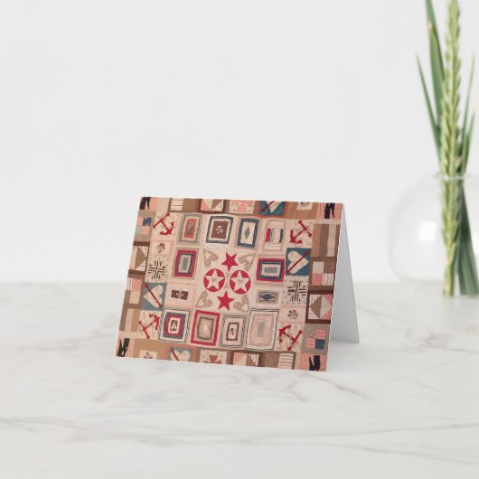 Walvisquilt Bedankkaart (Voorkant)