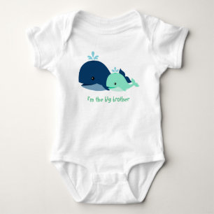 Walvissen Big Brother Little Brother Romper