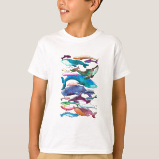 walvissen, dolfijnen en bruinvissen t-shirt
