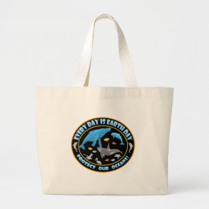 Walvissen en Dolfijnen Grote Tote Bag