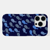 walvissen op blauw Case-Mate iPhone case (Achterkant (horizontaal))