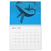 Walvissen van de World Calendar Kalender (Feb 2026)