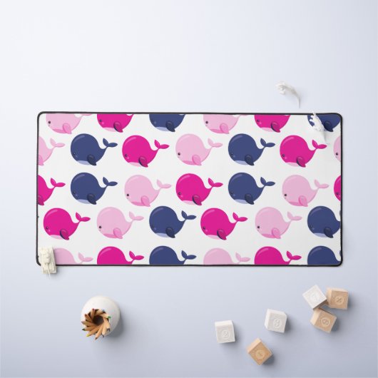 Walvissen, walvispatronen, Zeeen Bureaumat (Kindertafel)