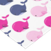 Walvissen, walvispatronen, Zeeen Tafelkleed (Gekanteld)