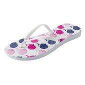 Walvissen, walvispatronen, Zeeen Teenslippers (Schuin)