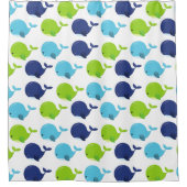 Walvissen, walvissen, Zeeen Douchegordijn (Voorkant)