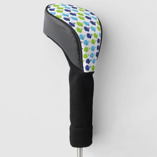 Walvissen, walvissen, Zeeen Golfheadcover (Schuin)