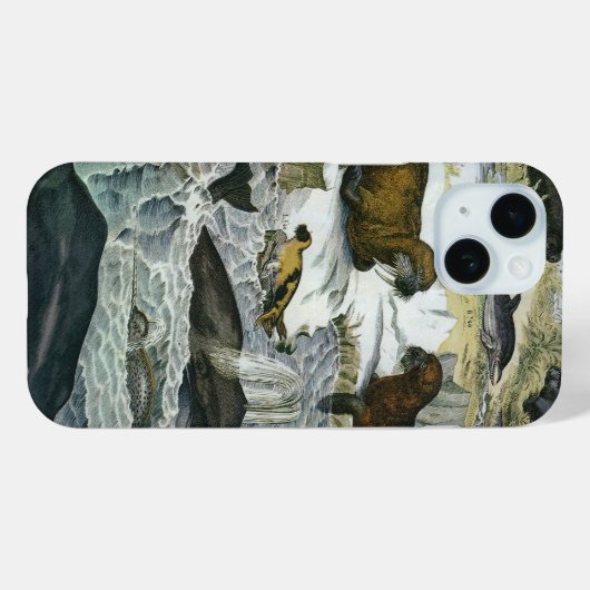 walvissen, zeehonden en walrussen, zeedieren Case-Mate iPhone case (Achterkant (horizontaal))