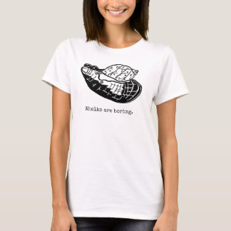 Walvissen zijn saaie basistanktop t-shirt