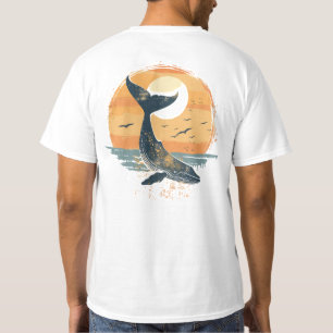 Walvisstaart bij zonsondergang -  Ocean Graphic T-shirt