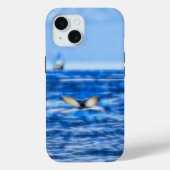 Walvisstaart Nautical Ship Blue Ocean Case-Mate iPhone Case (Achterkant)