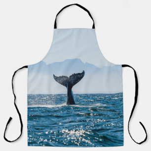 Walvisstaart Zeegezicht: dramatisch water. Schort