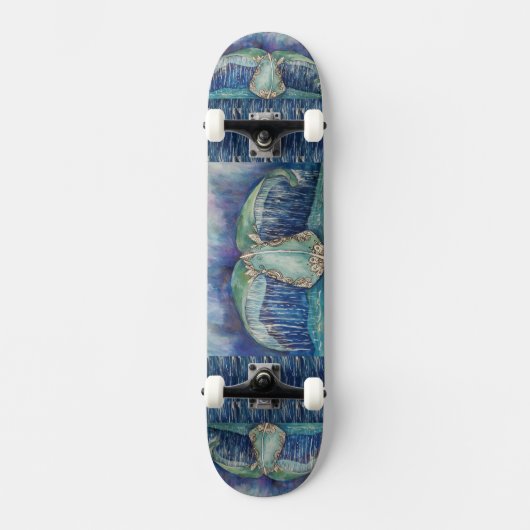 walvisstaartwaarplaat skateboard (Voorkant)