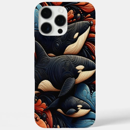 Walvissymfonie: de beweging van de oceaan Case-Mate iPhone case (Achterkant)