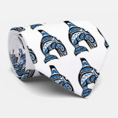 walvistotem stropdas (Opgerold)