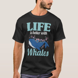 Walvisvaart beter leven met walvissen t-shirt