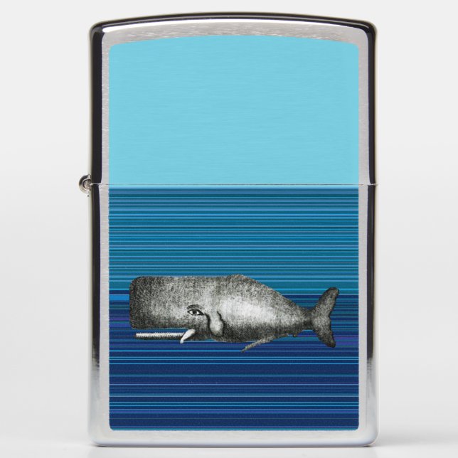  walviszwemmer Zippo Lighter (Voorkant)