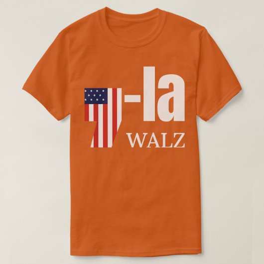Walz 2024 Campaign Design TShirt (Design voorkant)