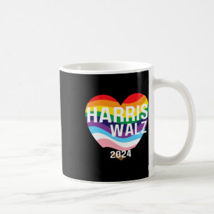 Walz 2024 LGBTQ Gay Pride Rainbow Kamala Harris 1 Koffiemok