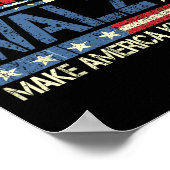 Walz 2024 Make America Kind Again Harris Waltz Quo Poster (Hoek)