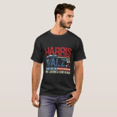 Walz 2024 Make America Kind Again Harris Waltz Quo T-shirt (Voorkant volledig)