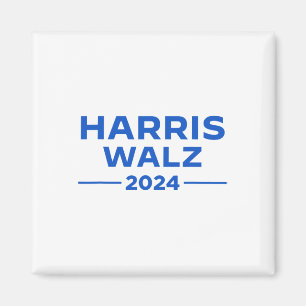 Walz 2024 President Amerikaanse Vlag Kamala Harris Magneet