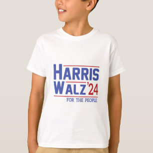 Walz 2024 President Amerikaanse vlag Kamala Harris T-shirt