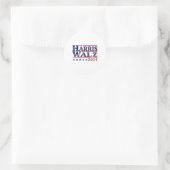 Walz 2024 Verkiezingen Kamala Harris Tim Waltz 202 Ronde Sticker (Tas)