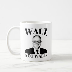 Walz, geen muren koffiemok