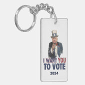 Walz - Ik wil dat je Sleutelhanger stemt (Voorkant Links)