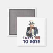 Walz - Je veux que vous votiez sur Magnet (Recto/Verso)