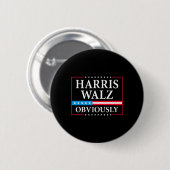 Walz uiteraard President Kamala Harris Waltz Elect Ronde Button 5,7 Cm (Voorkant /achterkant)