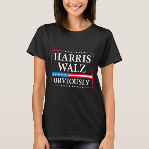 Walz uiteraard President Kamala Harris Waltz Elect T-shirt
