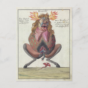 Wamidal demon briefkaart