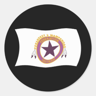 Wampanoag Stam Vlag Sticker