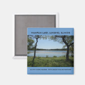 WAMPUM LAKE MAGNEET (Voorkant / Achterkant)