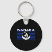 Wanaka New Zealand Snowboarding New Zealander Snow Sleutelhanger (Voorkant)